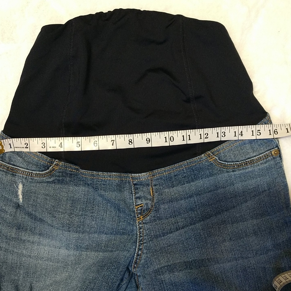 Isabel Maternity Skinny Distressed Jeans sz 4 - Picture 2 of 7